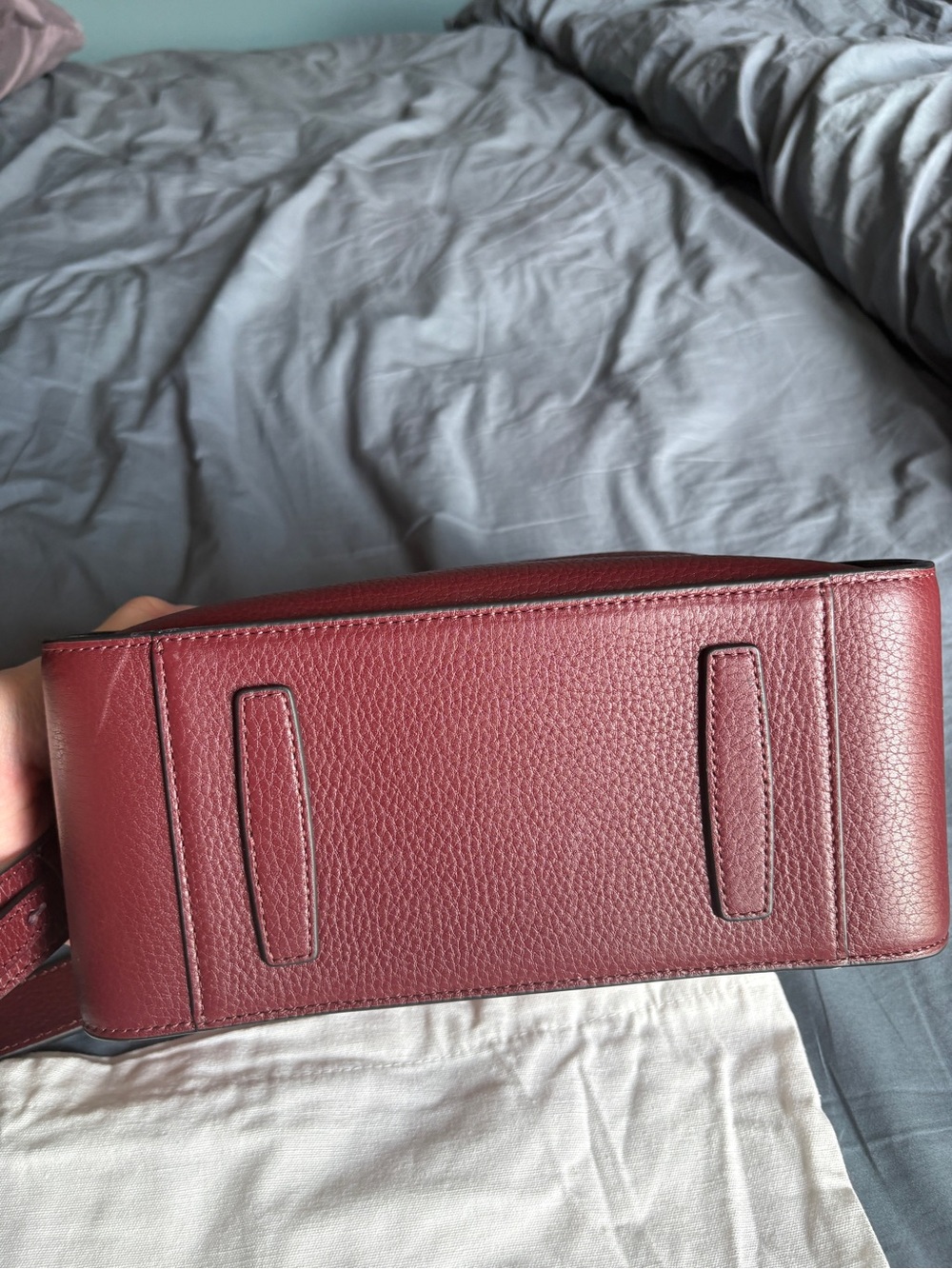 Burgundy Clementine Crossbody Bag - The Horse - Picture 5 of 11
